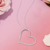 image:imageRossSimons 010 ct tw Diamond Heart Pendant Necklace in Sterling SilverDiamond