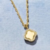 image:imageRossSimons 015 ct tw Diamond Clover Pendant Necklace in 18kt Gold Over Sterling