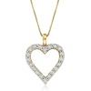 image:imageRossSimons 030 ct tw Diamond Heart Pendant NecklaceDiamond