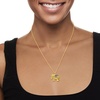 image:imageRossSimons 050 ct tw Multicolored Sapphire Elephant Pendant Necklace in 18kt Gold Over Sterling 18 inches