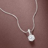 image:imageRossSimons 120 Carat Moissanite Solitaire Necklace in Sterling SilverMoissanite