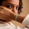 image:imageRossSimons 14kt Yellow GoldPlated Cuff Bracelet With Turquoise 7 inches