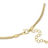 image:imageRossSimons 14kt Yellow GoldPlated and Multicolored Enamel Patriotic Bead Charm Necklace With Simulated Gemstones and Pearls 18 inches