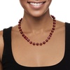 image:imageRossSimons 21500 ct tw Ruby Bead Necklace With 14kt Yellow GoldRuby