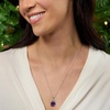image:imageRossSimons 525 Carat Amethyst and 20 ct tw Tanzanite Pendant Necklace in Sterling SilverAmethyst