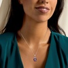 image:imageRossSimons 525 Carat Amethyst and 20 ct tw Tanzanite Pendant Necklace in Sterling SilverAmethyst