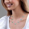 image:imageRossSimons 8mm Gemstone Bead Station Necklace in 14kt Yellow Goldstabilizedturquoise