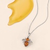 image:imageRossSimons Bumblebee Pendant Necklace in Sterling SilverAmber