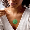 image:imageRossSimons Carved Jade Phoenix Pendant With 14kt Yellow Gold