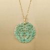 image:imageRossSimons Carved Jade Phoenix Pendant With 14kt Yellow Gold