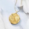 image:imageRossSimons Italian 14kt Yellow Gold Sunburst Medallion Pendant