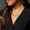 image:imageRossSimons Italian 18kt Gold Over Sterling Leaf Branch Necklace 18 inches