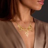 image:imageRossSimons Italian 18kt Gold Over Sterling Leaf Branch Necklace 18 inches