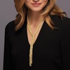 image:imageRossSimons Italian 18kt Gold Over Sterling Silver Mesh Tie Necklace 32 inches