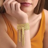 image:imageRossSimons Italian 18kt Gold Over Sterling Silver Mesh Tie Necklace 32 inches