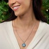 image:imageRossSimons Italian Blue Agate Cat Cameo Pendant Necklace in Sterling Silver 18 inches