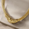 image:imageRossSimons Italian Flex Knot Necklace With 18kt Gold Over Sterling ClaspNo Gemstone