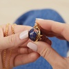 image:imageRossSimons Italian MultiGemstone World Travel Globe Necklace in 18kt Gold Over SterlingNo Gemstone