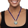 image:imageRossSimons Italian Multicolored Murano Heart Pendant Necklace in 18kt Gold Over SterlingNo Gemstone