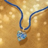image:imageRossSimons Italian Multicolored Murano Heart Pendant Necklace in 18kt Gold Over SterlingNo Gemstone