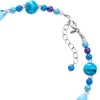image:imageRossSimons Italian Tonal Blue Murano Glass Necklace With Sterling Silver 18 inches