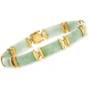 image:imageRossSimons Jade Good Fortune Bracelet in 18kt Gold Over SterlingJade