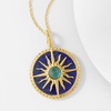 image:imageRossSimons Lapis and 130 Carat London Blue Topaz Sun Pendant Necklace in 18kt Gold Over SterlingLapis Lazuli