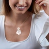 image:imageRossSimons MotherOfPearl and 10 Carat White Topaz Flower Pendant Necklace in 18kt Gold Over Sterling 16 inches