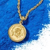 image:imageRossSimons Replica Coin Pendant Necklace in 18kt Gold Over SterlingNo Gemstone