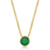 image:imageRossSimons SeptemberSapphire  BezelSet Birthstone Necklace in 18kt Gold Over Sterling