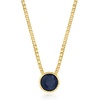 image:imageRossSimons SeptemberSapphire  BezelSet Birthstone Necklace in 18kt Gold Over Sterling
