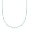 image:imagePure Collection by RossSimons 5500 ct tw Aquamarine Bead Necklace With 14kt Yellow GoldAquamarine