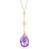 image:imageRossSimons 675 Carat Amethyst YNecklace in 14kt Yellow GoldAmethyst