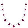 image:imageRossSimons Gemstone and 45mm Cultured Pearl Drop Necklace in Sterling SilverNo Gemstone