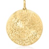 image:imageRossSimons Italian 14kt Yellow Gold Sunburst Medallion Pendant
