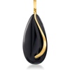 image:imageRossSimons Onyx Teardrop Pendant in 14kt Yellow Gold
