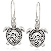 image:imageRossSimons Sterling Silver Filigree Turtle Drop Earrings