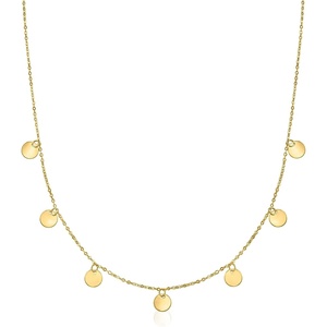 image:imagePure Collection by RossSimons Italian 14kt Yellow Gold MultiCircle NecklaceNo Gemstone