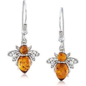 image:imageRossSimons Bumblebee Earrings in Sterling SilverAmber