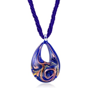 image:imageRossSimons Italian Murano Pendant Necklace in 18kt Gold Over Sterling20 Inches