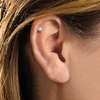 image:imagePure Collection by RossSimons 010 ct tw BezelSet Diamond FlatBack Stud Earrings in Sterling Silver