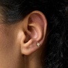 image:imagePure Collection by RossSimons 010 ct tw Diamond Star FlatBack Stud Earrings in 14kt Yellow Gold