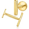 image:imagePure Collection by RossSimons 14kt Yellow Gold Bar FlatBack Stud Earrings