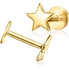 image:imagePure Collection by RossSimons 14kt Yellow Gold Star FlatBack Stud Earrings