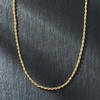 image:imagePure Collection by RossSimons 15mm 14kt Yellow Gold Twisted RopeChain NecklaceNo Gemstone