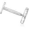 image:imagePure Collection by RossSimons Diamond Butterfly Single FlatBack Stud Earring in Sterling Silver