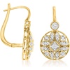 image:imageRossSimons 050 ct tw Diamond MultiShape Drop Earrings in 18kt Gold Over Sterling