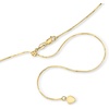 image:imageRossSimons 08mm 14kt Yellow Gold Adjustable SnakeChain Necklace 22 inches