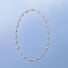 image:imageRossSimons 1000 ct tw BezelSet CZ Station Necklace in 18kt Gold Over SterlingCubic Zirconia