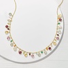 image:imageRossSimons 1240 ct tw MultiGemstone Necklace in 18kt Gold Over Sterling 18 inches